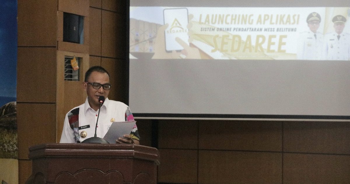 Pemkab Belitung Luncurkan Aplikasi Pemesanan Kamar Mess, Sedaree