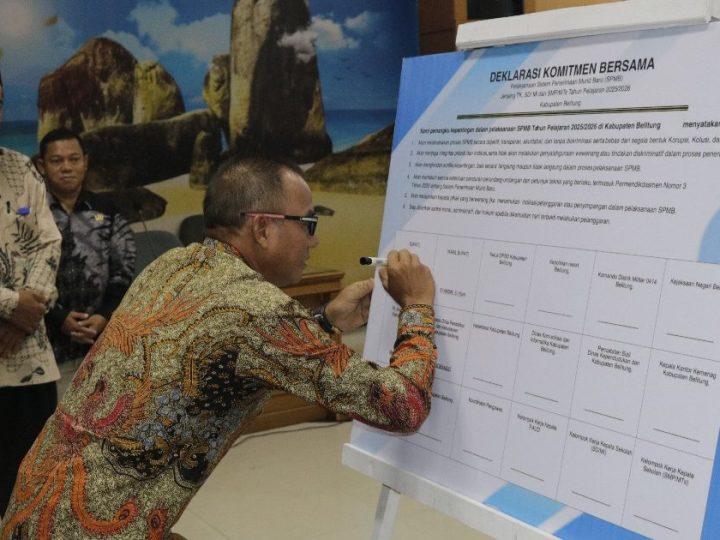 Tak Ingin Ada Kecurangan, Bupati Belitung Bakal Awasi Proses SPMB dengan Ketat