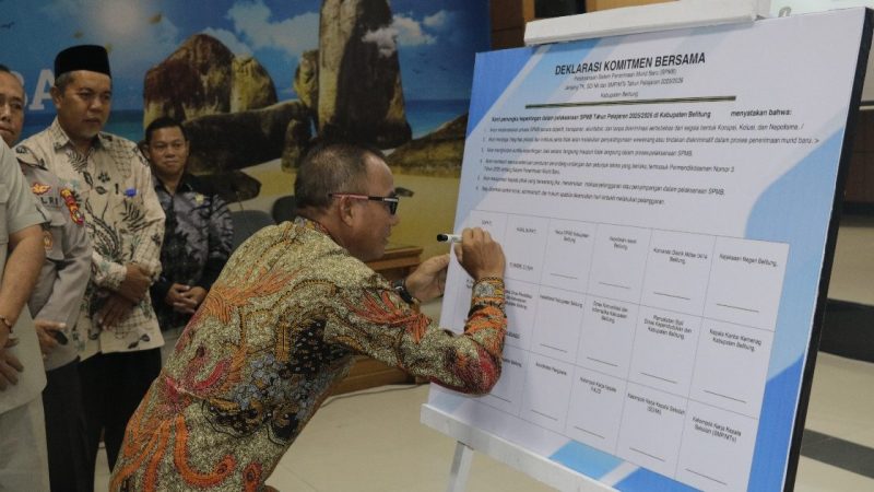 Tak Ingin Ada Kecurangan, Bupati Belitung Bakal Awasi Proses SPMB dengan Ketat