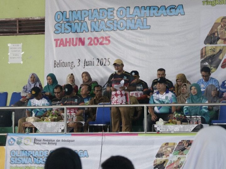 Dindikbud Belitung Gelar O2SN Tingkat SD dan SMP Tahun 2025