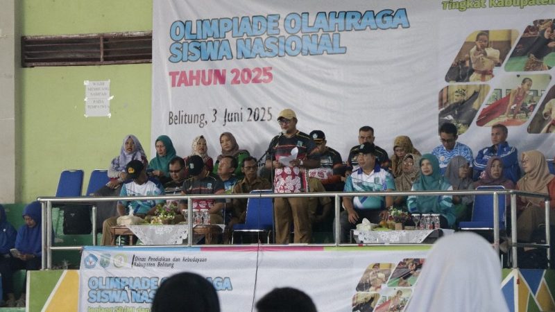 Dindikbud Belitung Gelar O2SN Tingkat SD dan SMP Tahun 2025