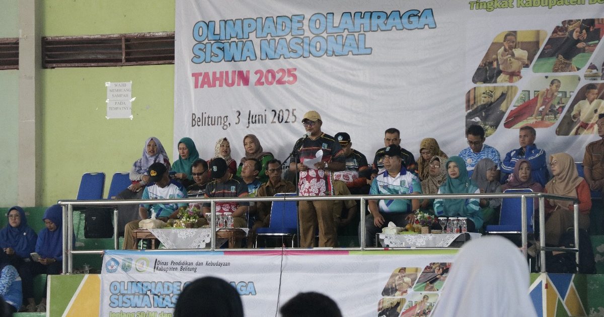 Dindikbud Belitung Gelar O2SN Tingkat SD dan SMP Tahun 2025