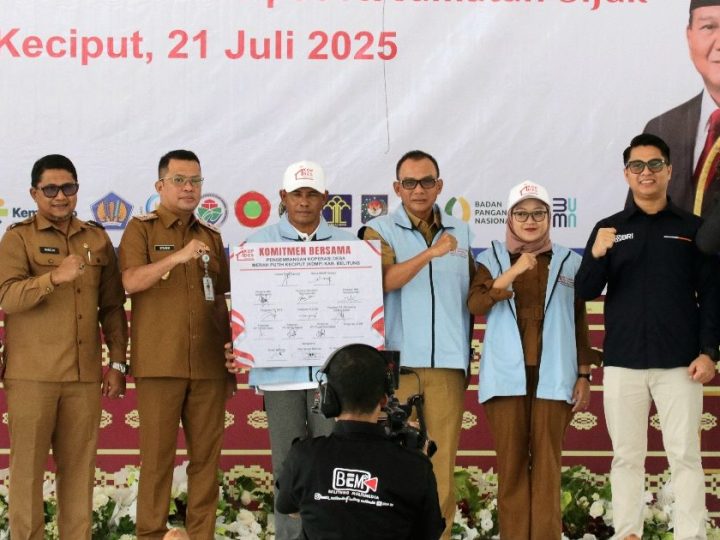 Koperasi Merah Putih dari 42 Desa dan 7  Kelurahan di Belitung Diluncurkan