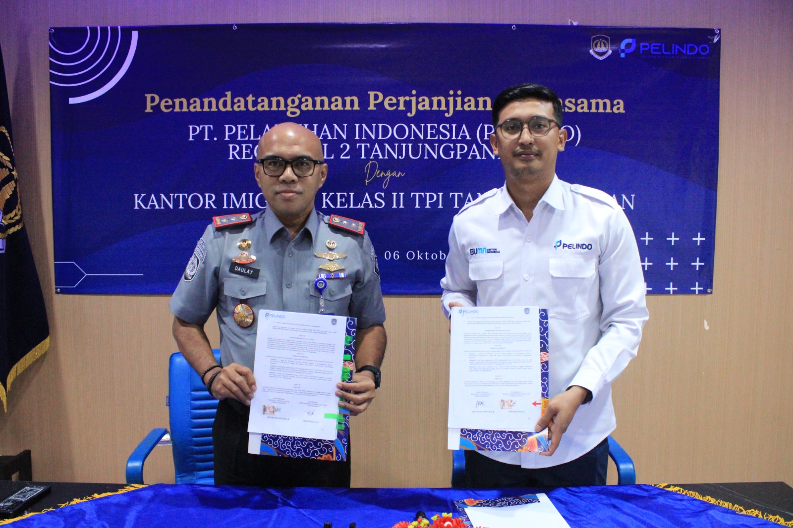 Imigrasi dan Pelindo Sepakat Perkuat Layanan Keimigrasian di Pelabuhan Tanjungpandan