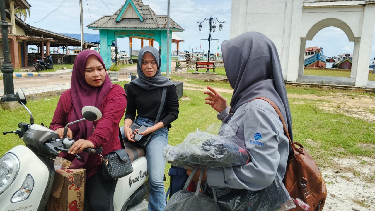 Dorong Pemerataan Manfaat, Diskominfo Belitung Sosialisasi Besadu ke Pulau Seliu