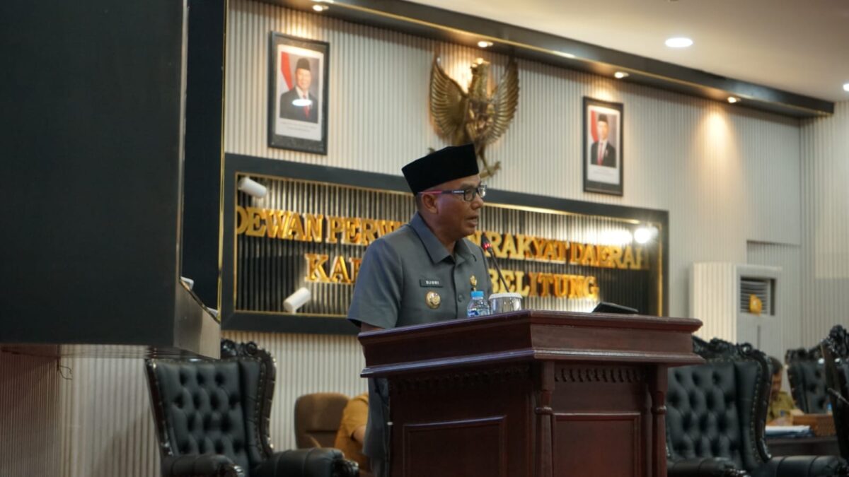 Bupati Belitung Sampaikan Proyeksi PAD Tahun 2025 dan 2026 Kepada Legislatif