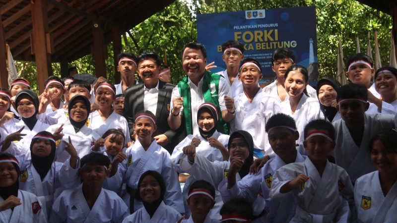 HADI TJAHJANTO LANTIK KETUA DAN PENGURUS PORKI BABEL