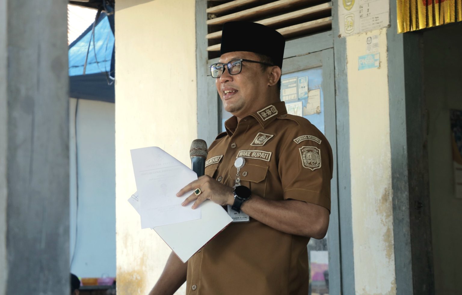 Wabup Syamsir Ajak Warga Tanjung Rusa Jaga Adat Maras Taun