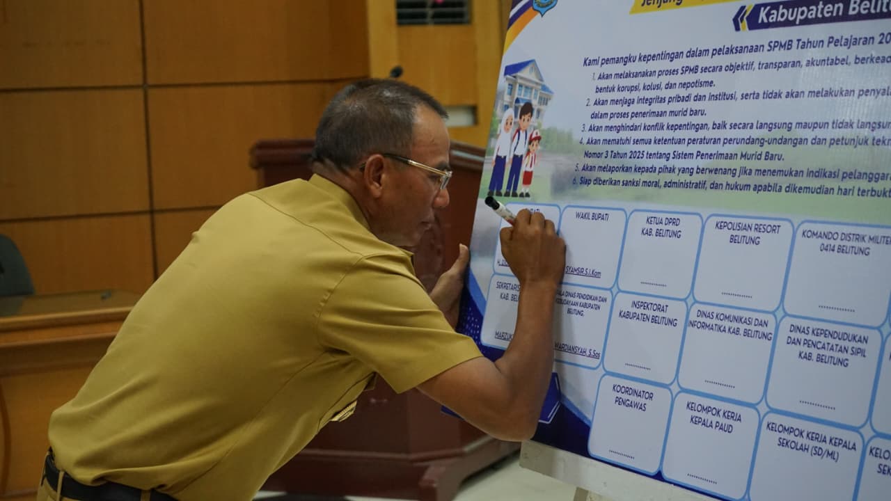 Pemkab Belitung Buka Aplikasi Sistem Penerimaan Murid Baru 2026