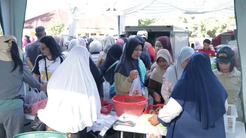Pemkab Belitung Kembali Selenggarakan Gerakan Pangan Murah, Warga Nikmati Belanja Kebutuhan Lebih Ramah Kantong