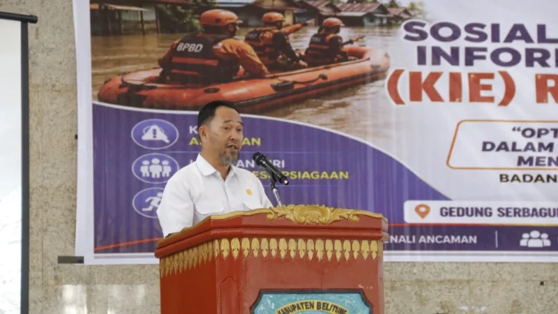 BPBD Belitung Minta Masyarakat Telibat Dalam Pencegahan Bencana