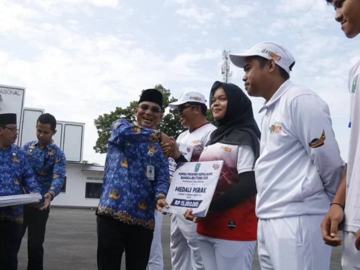 Pemkab Belitung Berikan Bonus Untuk Atlet dan Pelatih Peraih Medali Popda Babel 2026