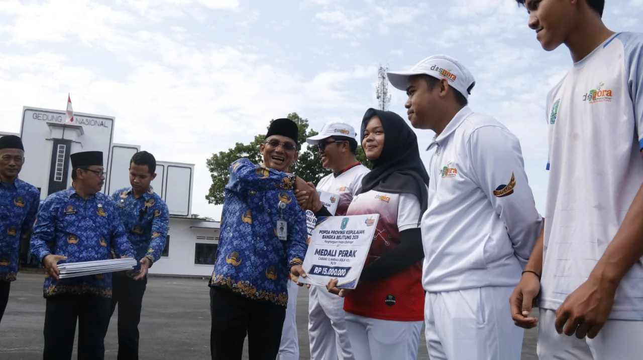 Pemkab Belitung Berikan Bonus Untuk Atlet dan Pelatih Peraih Medali Popda Babel 2026